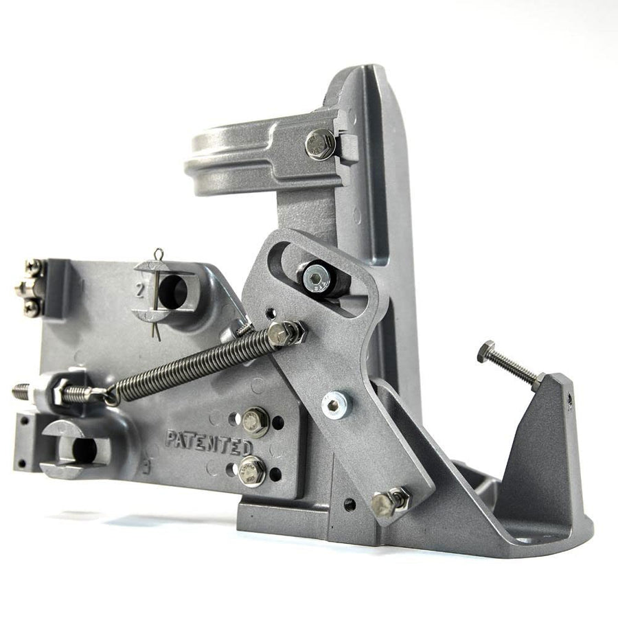 T-H Marine Original HOT Foot™ Boat Throttle - Cast Aluminum Pedal Throttle for Outboard and Inboard Motors - Safe Hands-Free Control - Stainless Steel Hardware – Toe Clip & Patented Idle Stop