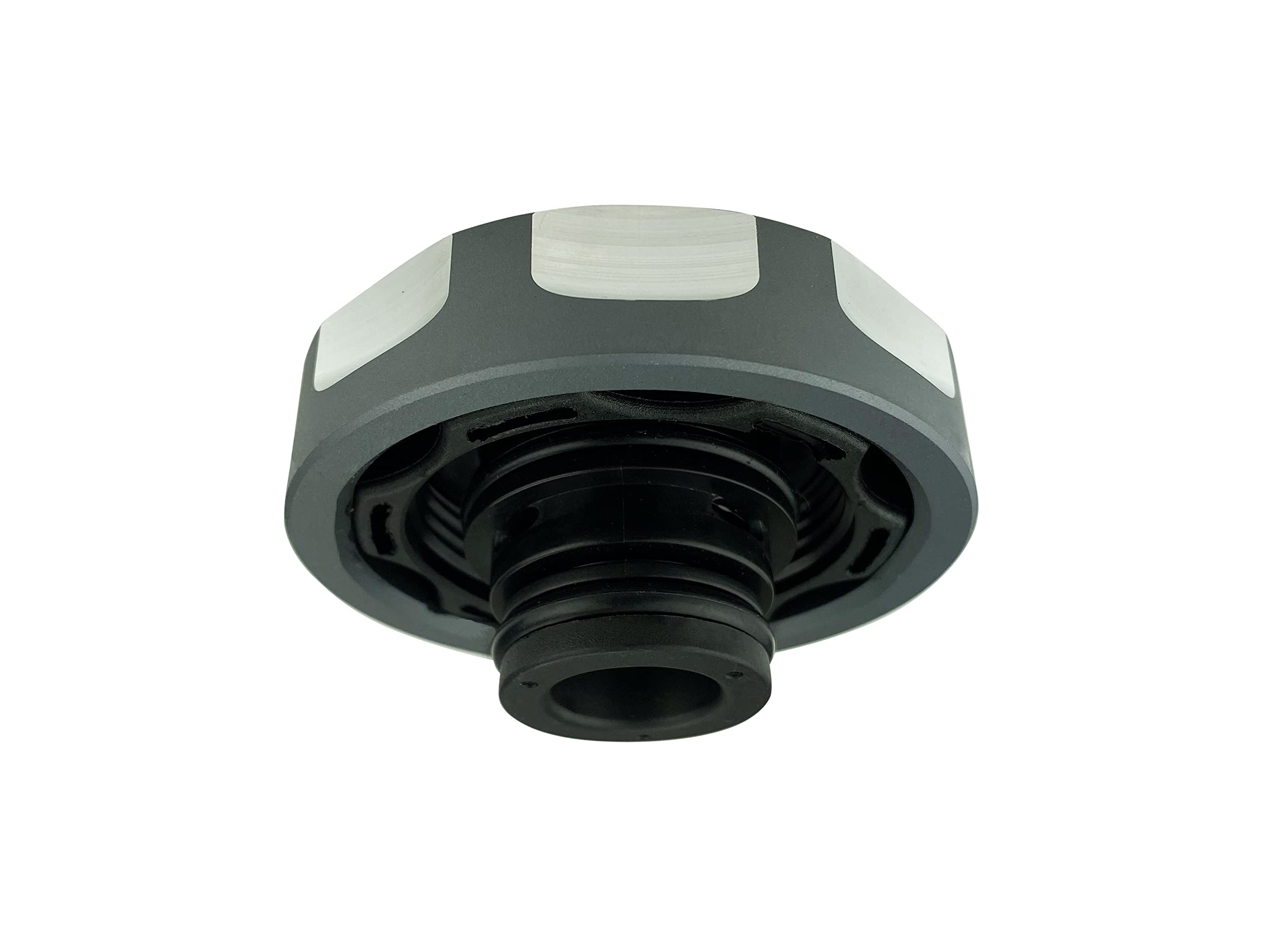 Coolant Reservoir (Degas) Cap Sinister Diesel for 2001-2016 GM Duramax 6.6L (Gray)