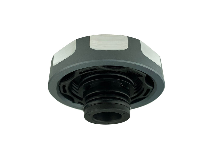 Coolant Reservoir (Degas) Cap Sinister Diesel for 2001-2016 GM Duramax 6.6L (Gray)