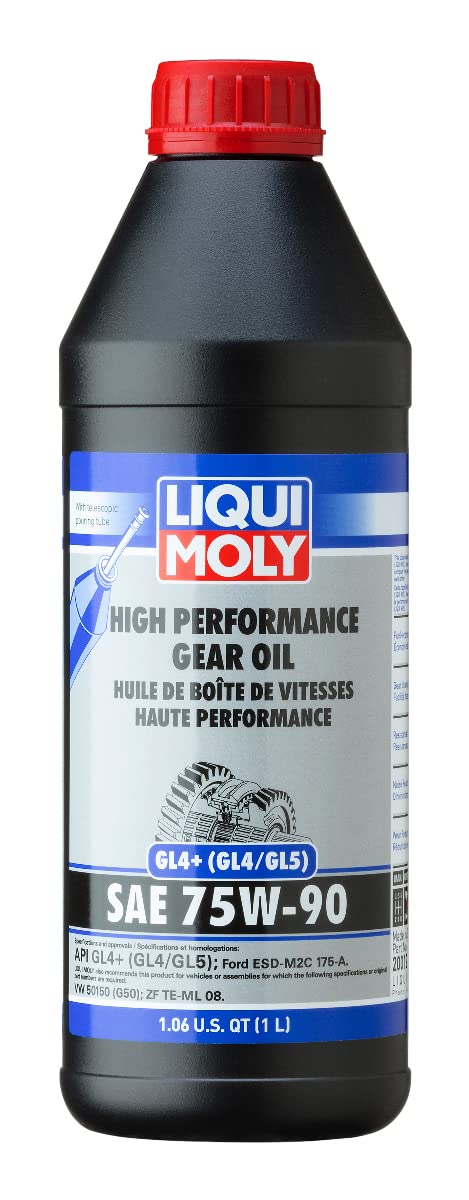 High Performance Liqui Moly 1L Gear Oil (GL4+) SAE 75W-90