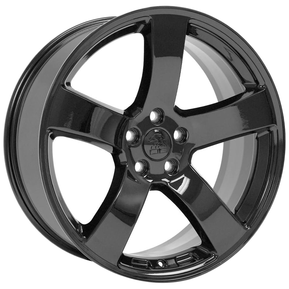 Black Wheel OE Wheels LLC DG12-20080-5115-24B Painted (20 x 8. inches /5 x 115 mm, 24 mm Offset)
