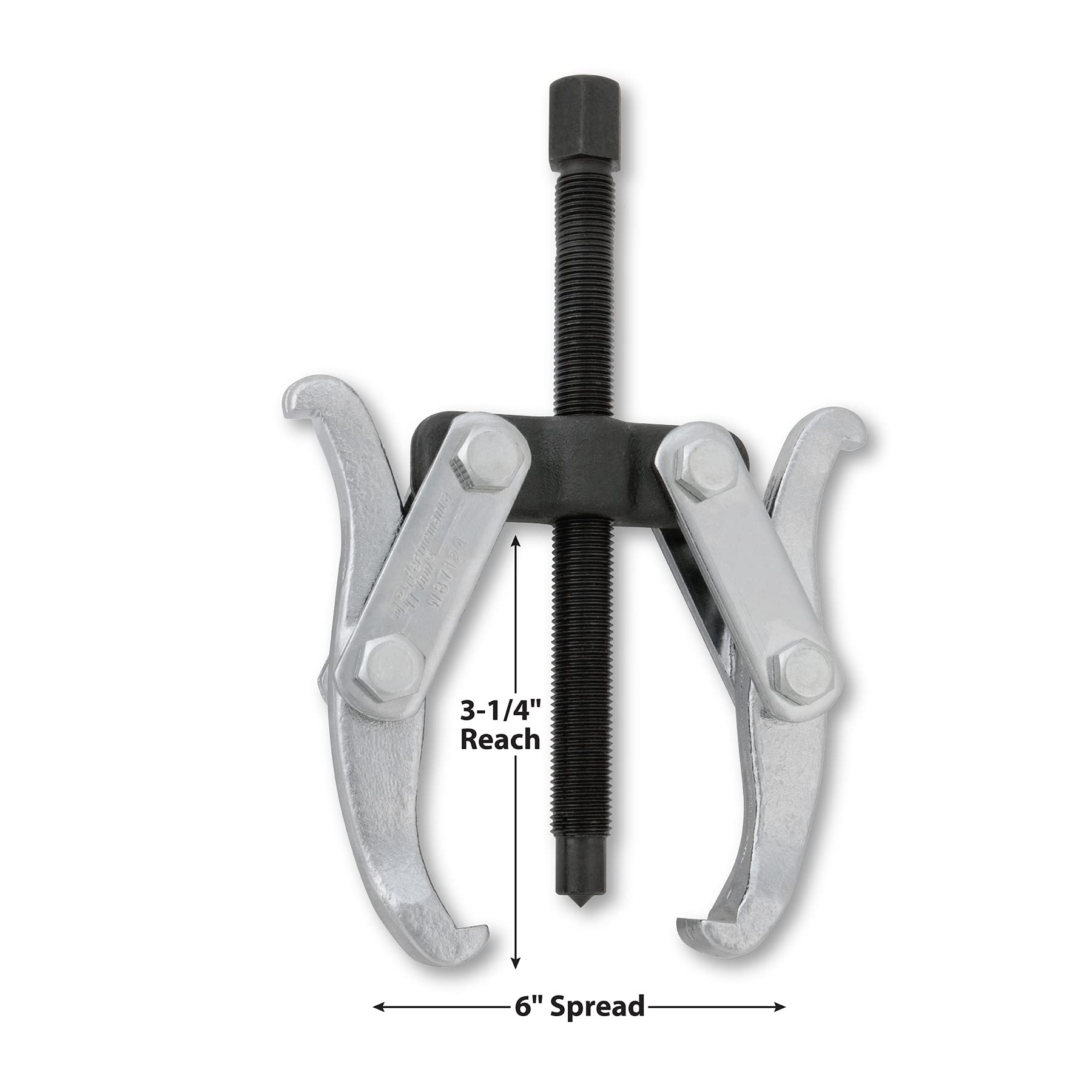 W87124 Performance Tool 2 Jaw Gear Puller, 3-1/4-Inch Reach X 6-Inch Spread
