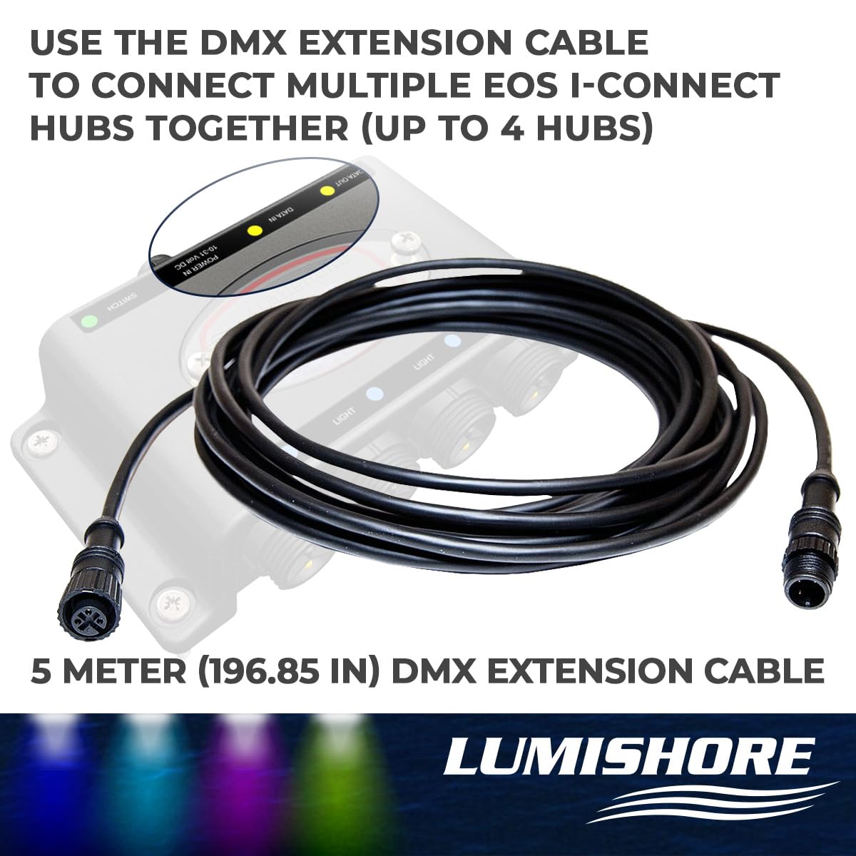 Lumishore Extension Cable DMX – 5 Meters, 60-0404