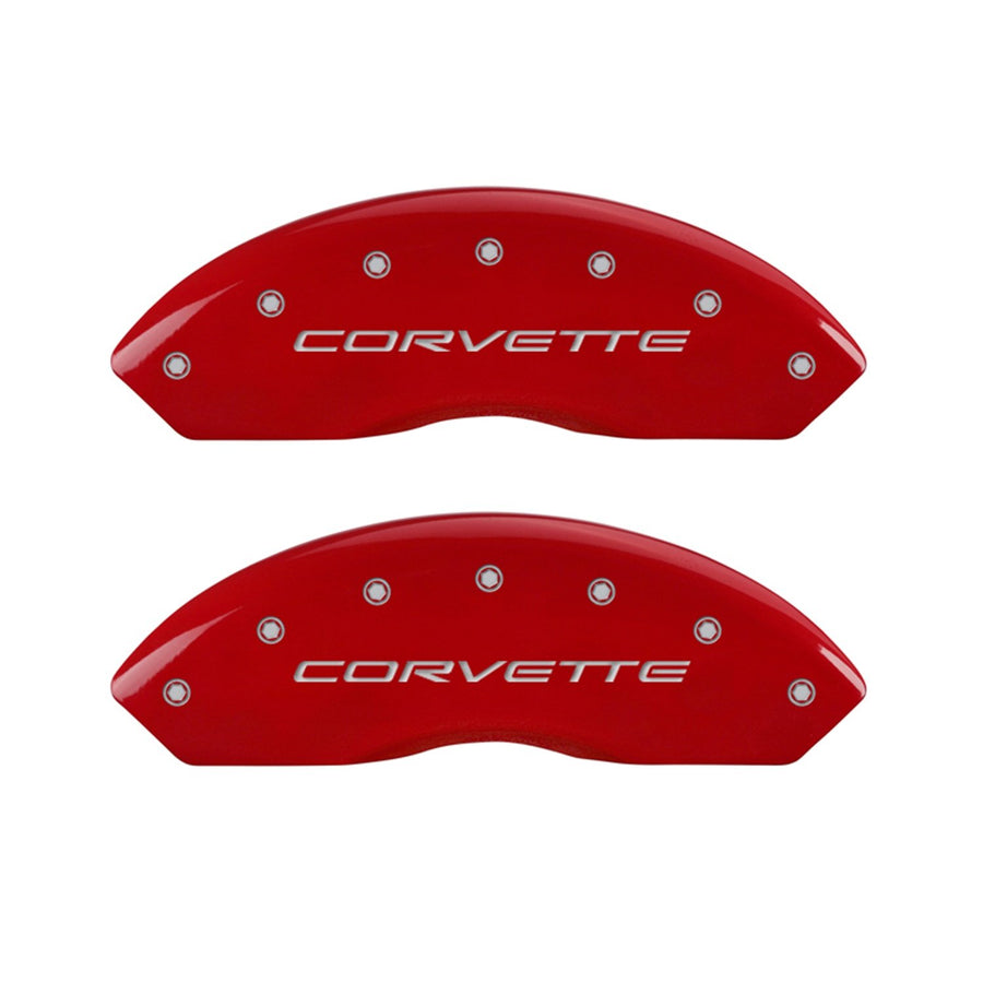 Caliper Covers MGP 13007SCZ5RD, Red