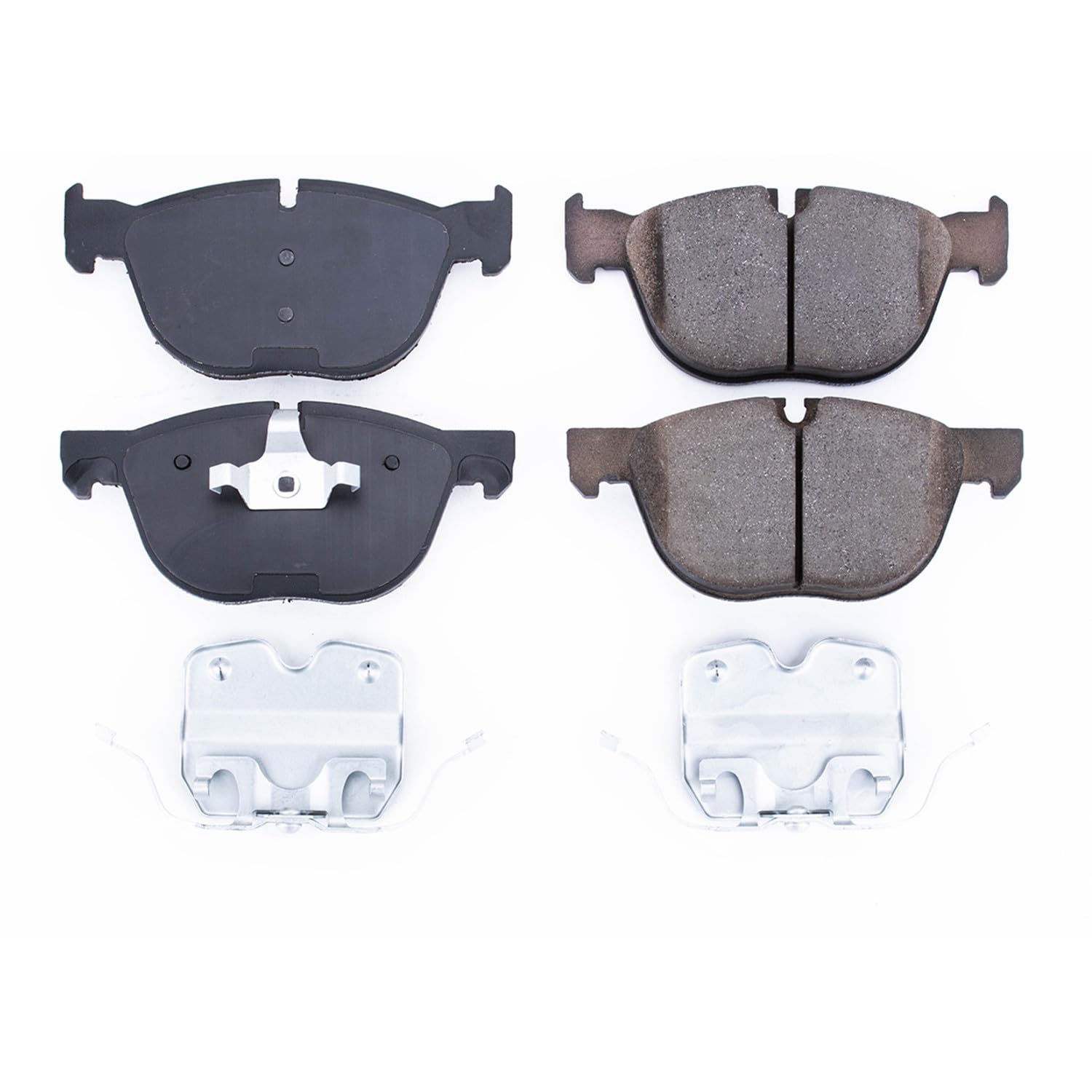 Power Stop Brake Kit Front For BMW X4 2016-18 |X5 2007-18 |X6 2008-19 - Ceramic Brake Pads With Installation Hardware, 17-1294
