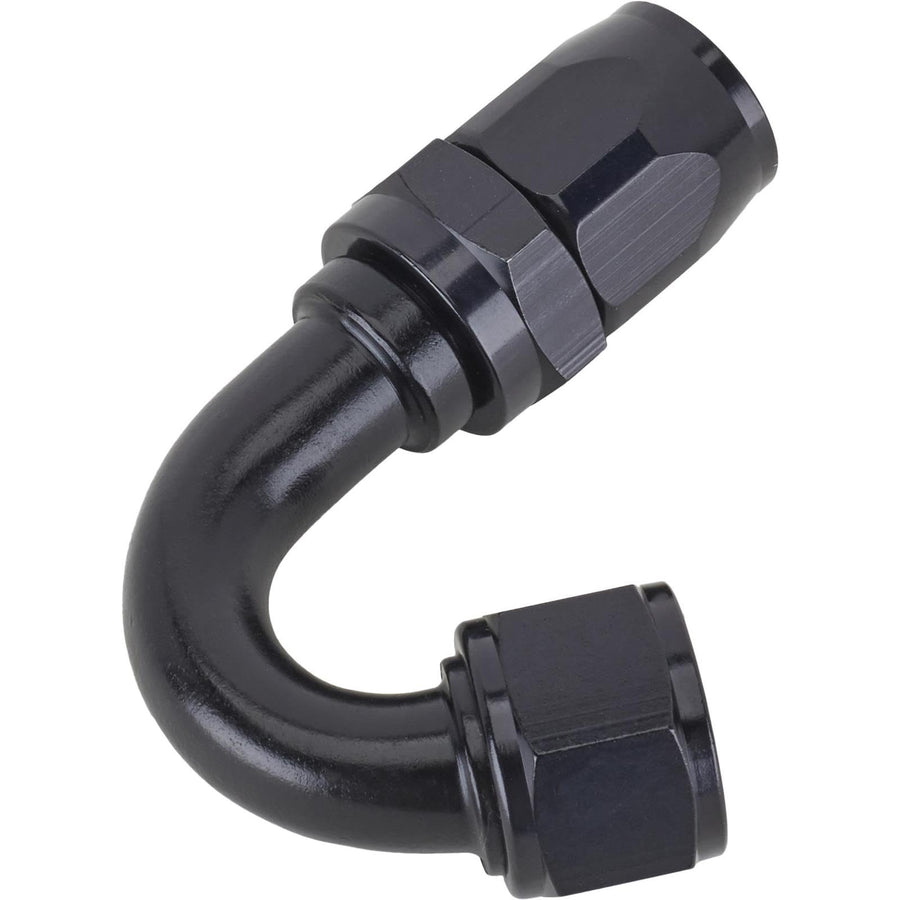 Fragola Performance Systems #10 Nut X #12 Hose Ucing Hose End 150 Degree Black