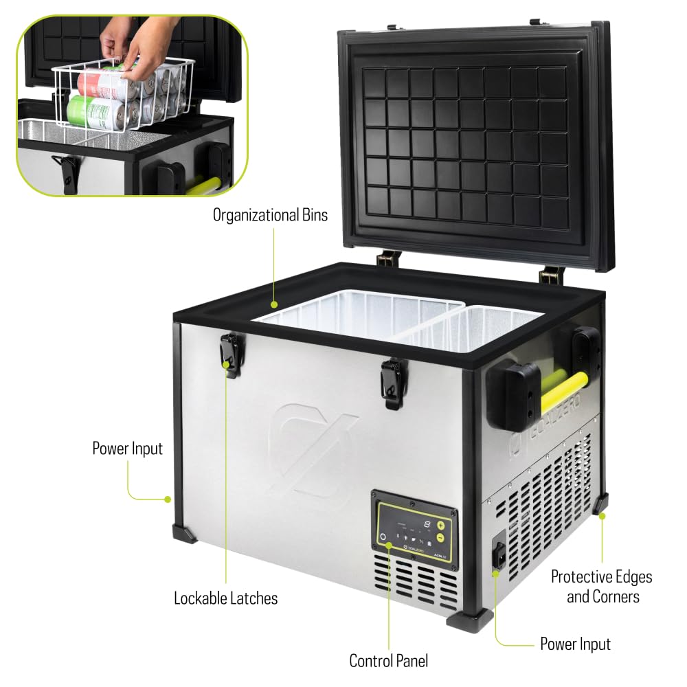 Goal Zero 50 Alta, Portable Fridge and Portable Freezer, Energy Efficient, 53L