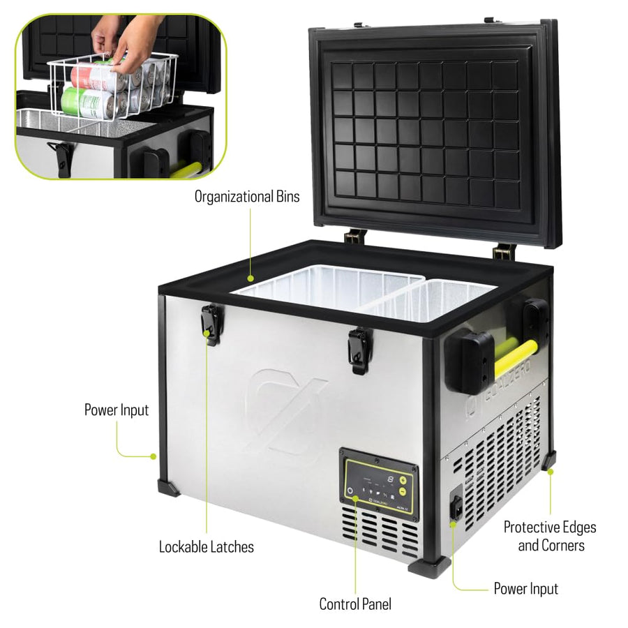 Goal Zero 50 Alta, Portable Fridge and Portable Freezer, Energy Efficient, 53L
