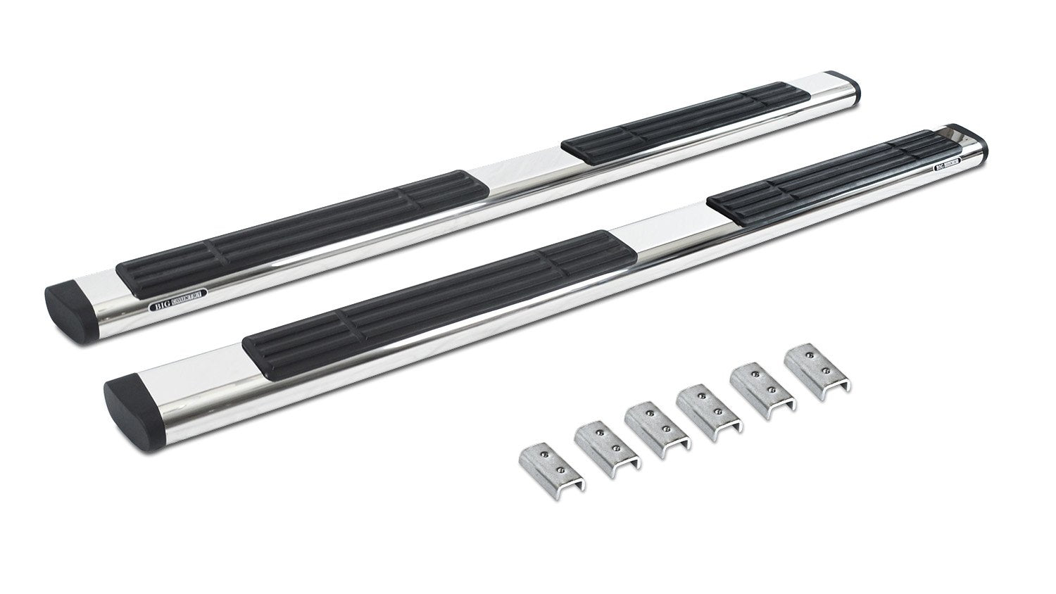 6" Go Rhino OE Xtreme SideSteps | 87", Stainless Steel, Polished | 660087PS
