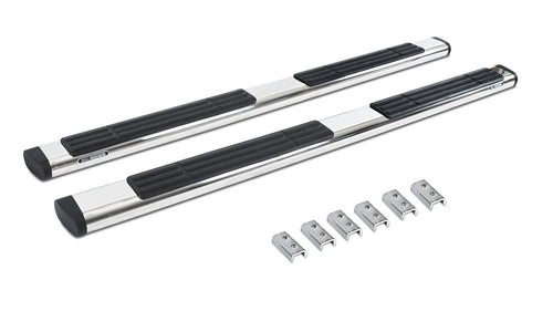 6" Go Rhino OE Xtreme SideSteps | 87", Stainless Steel, Polished | 660087PS