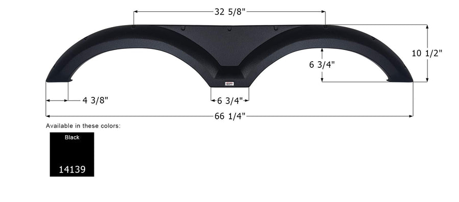 Fender Skirt ICON, Tandem, Keystone, FS4139, Black