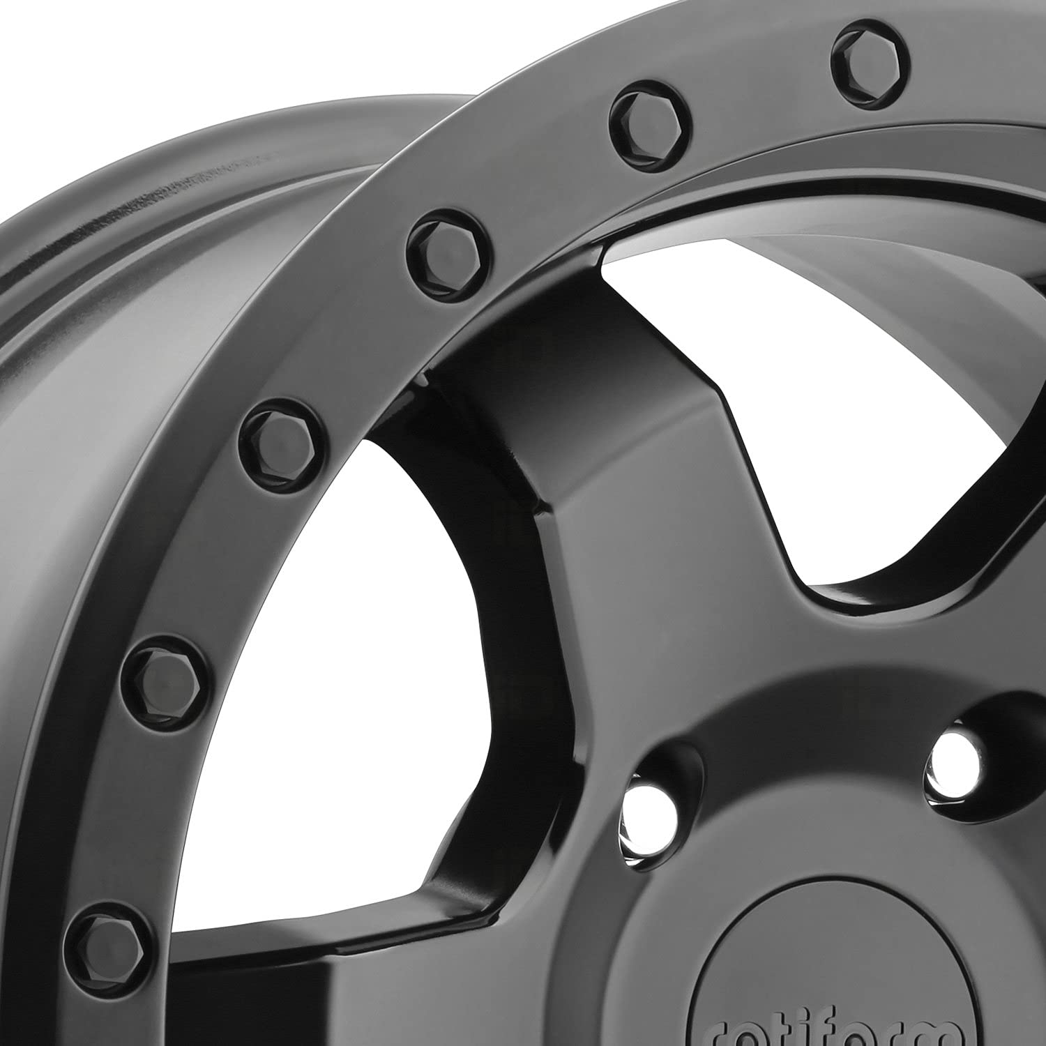 20x9 Rotiform R151 Six OR 6x5.5" +1mm Matte Black Wheel Rim Inch