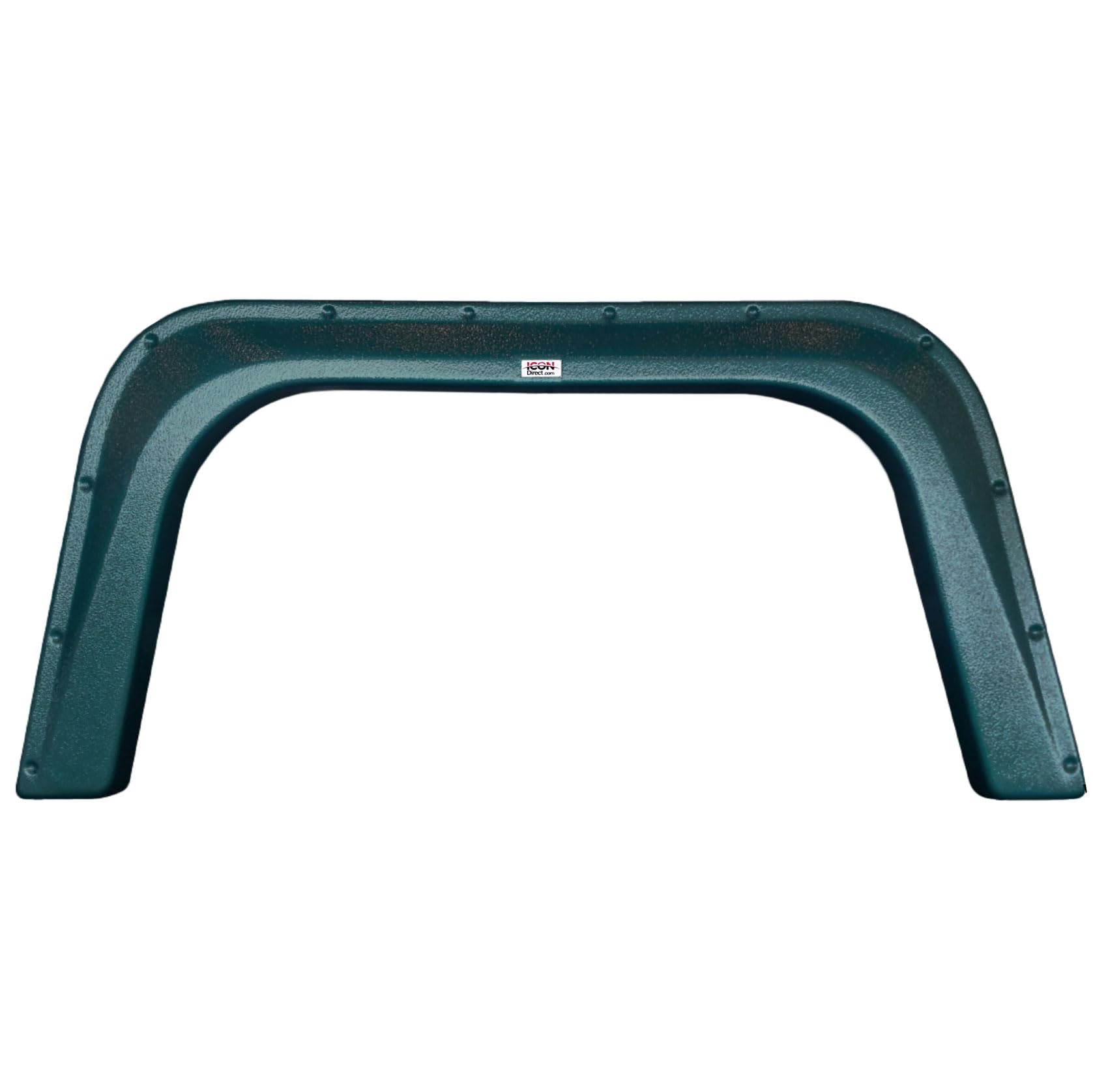 Single Fender Skirt, Triple E, FS2342, Metallic Emerald