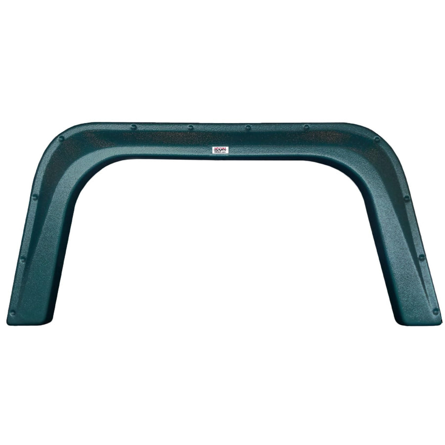 Single Fender Skirt, Triple E, FS2342, Metallic Emerald