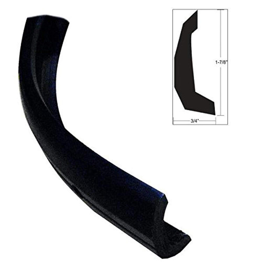 Taco Marine Semi-rigid V114135BKA Rub Rail Kit Black 30