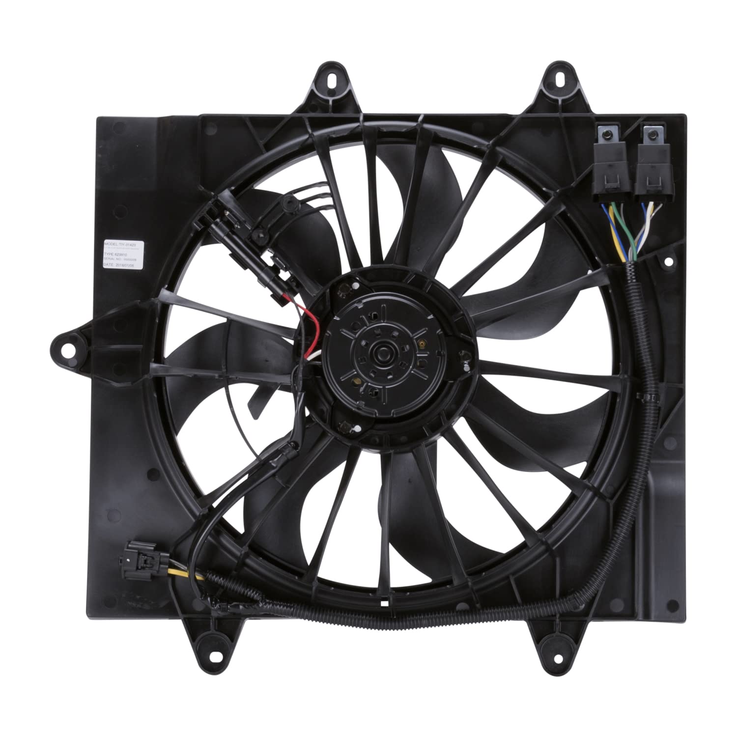 Replacement TYC 623910 Cooling Fan Assembly for CHRYSLER PT CRUISER