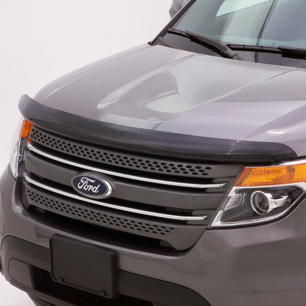 Hoodflector Bug Shield / Hood Protector Auto Ventshade [AVS] | Fits 2015 - 2020 Ford F-150 (Excludes Raptor), 1 pc. | Dark Smoke - 21957