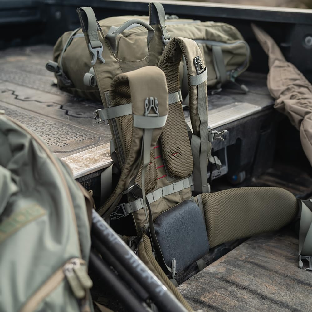 Inception BOG Hunting Backpack Frame with Carbon Fiber Frame Design, YKK Zippers, 2.69lb Lightweight Design for Hunting, Outdoors