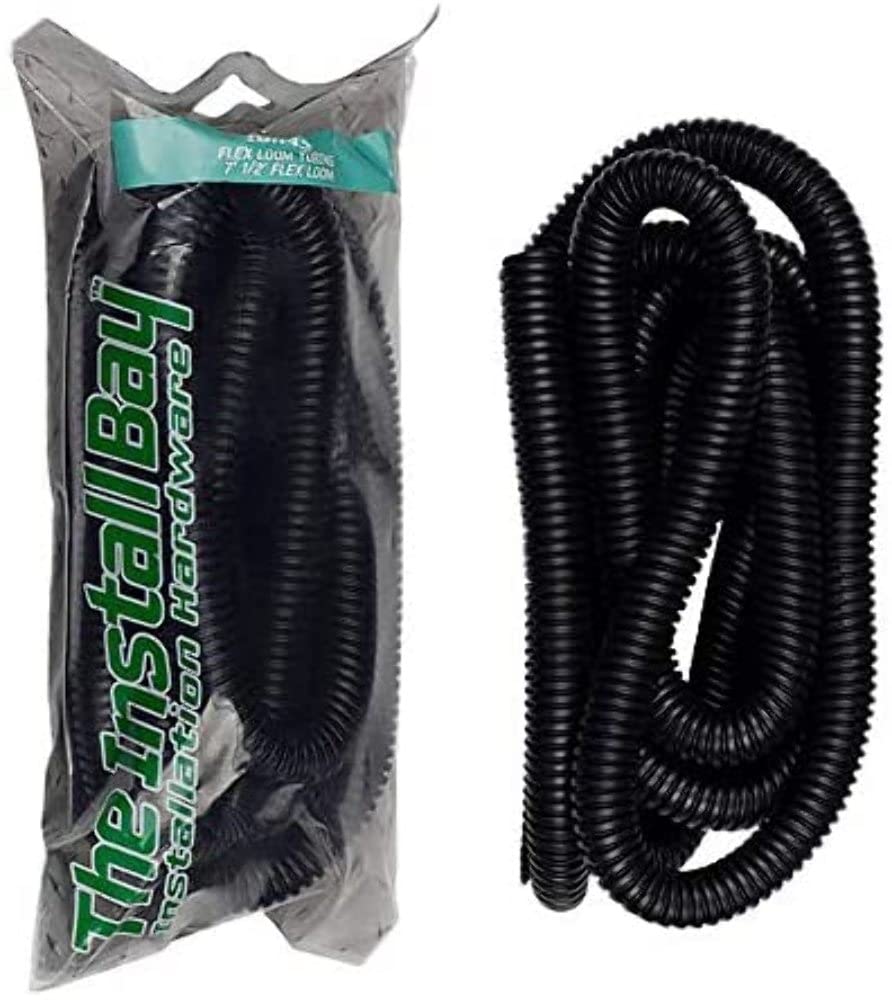 Flex Loom Tubing InstallBay 7 Feet Long - 1/2 Inch Dia- Retail Pack