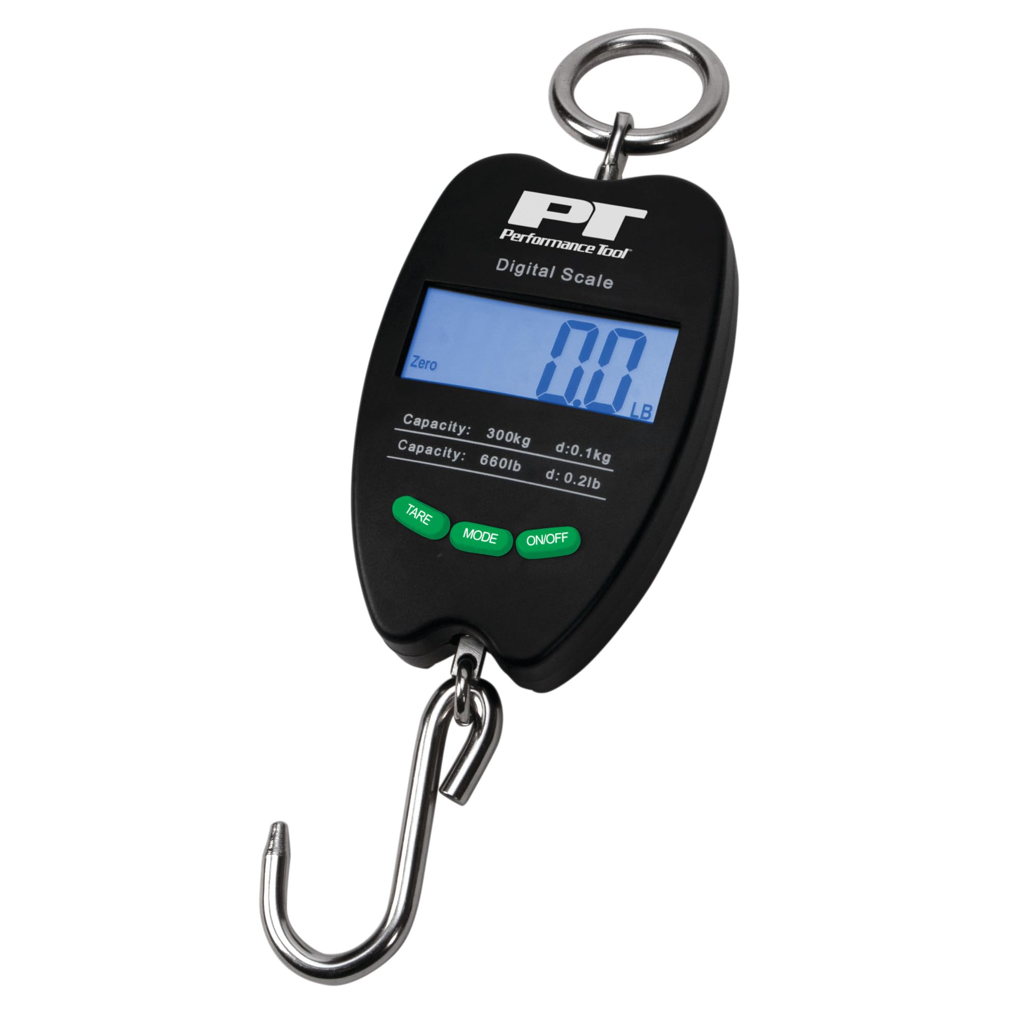 Digital Performance Tool W1478 Black Hanging Game Scale (660lb) for Hunting, Home, Automotive, and More
