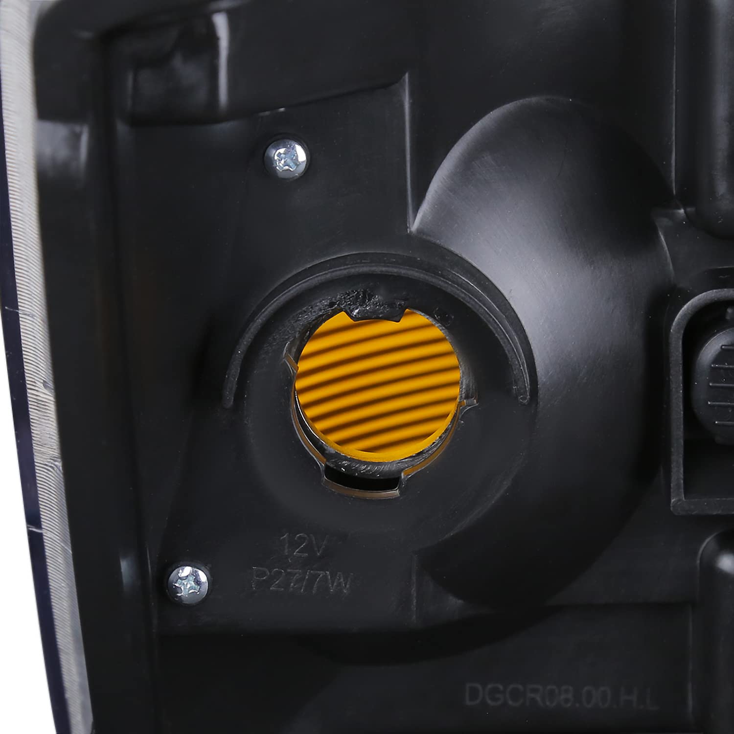 Black Headlights SPEC-D TUNING Compatible with 2008-2010 Dodge Grand Caravan L+R Pair Head Light Lamp Assembly