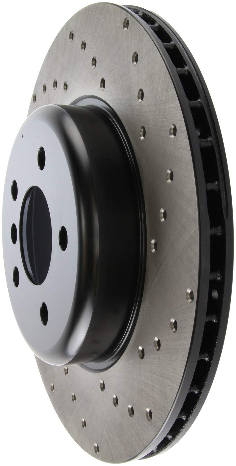 Sport StopTech 128.34133L Cross Drilled Brake Rotor (Rear Left), 1 Pack