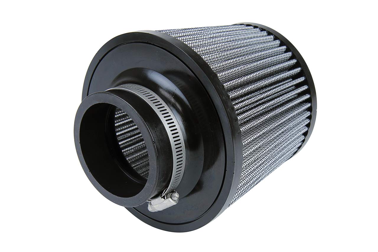 HPS Automotive Performance Air Filter 2.75" ID, 6" Element Length, 7.75" Overall Length, Gray, HPS-4275