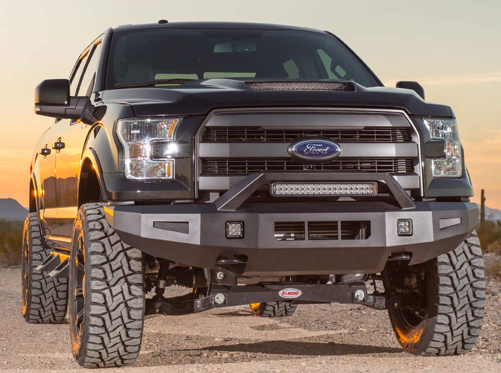 Alumilite Front Bumper ICI Aluminum Compatible with 2015-2017 Ford F-150