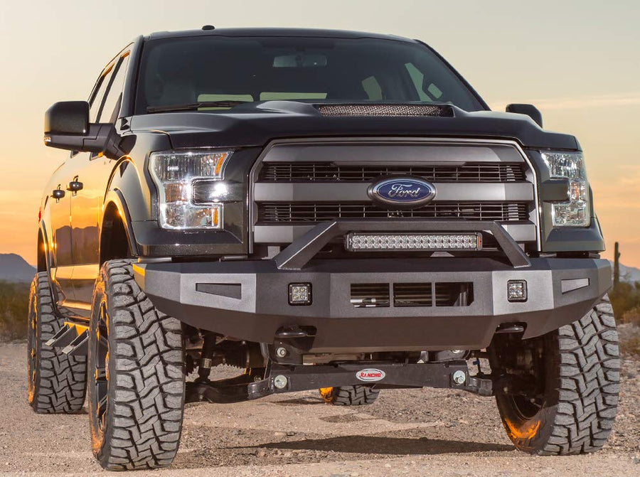 Alumilite Front Bumper ICI Aluminum Compatible with 2015-2017 Ford F-150