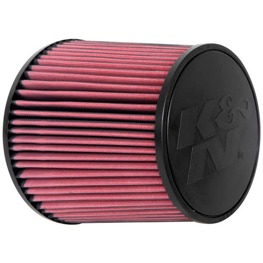 K&N Air Filter: Universal Clamp-On, High Performance, Premium, Washable, Replacement Filter: Flange Diameter: 5 In, Filter Height: 8.625 In, Flange Length: 1.125 In, Shape: Round Tapered, RU-5294