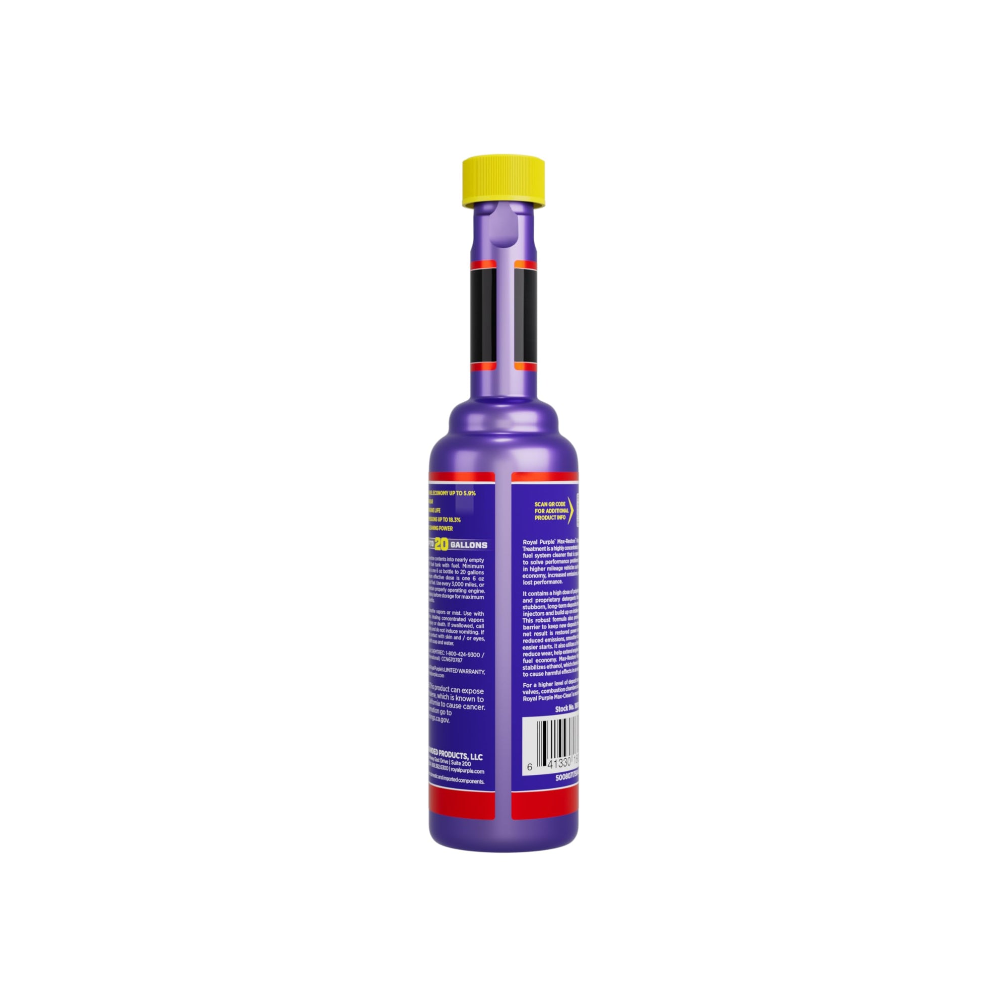 Max-Restore High Mileage Royal Purple 18001 Fuel System Treatment - 6 Ounce