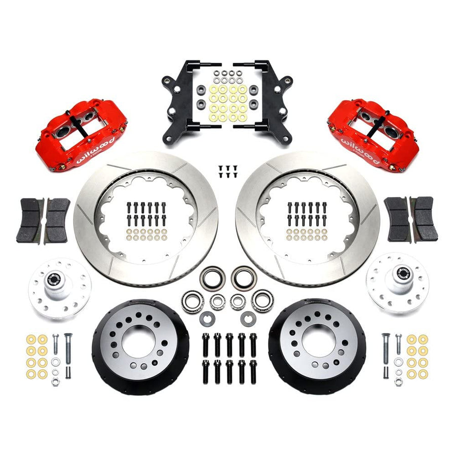 Front Hub Kit FNSL6R, 14.00", Red
