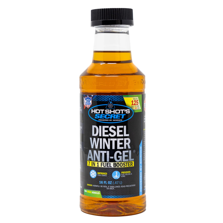Diesel Winter Anti-Gel Hot Shot's Secret 16 Ounce Round Bottle, Amber (P403316Z)