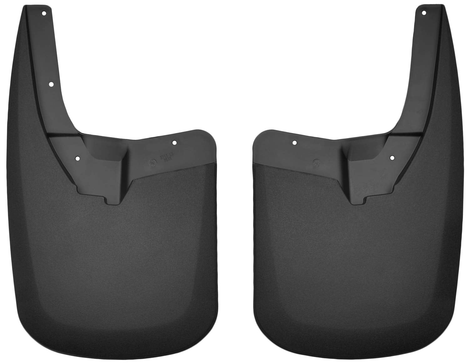 Husky Liners Mud Guards Custom | Fits 2009-2024 Dodge Ram 1500 (19-24 Classic Body Only) 2010-2018 Dodge Ram 2500/3500, w/Out OEM Fender Flares | Rear, 2-pc Black - 57151