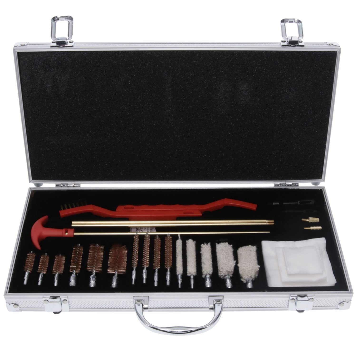 Premium Gun Cleaning Kit Birchwood Casey | Durable Versatile Gun Maintenance Cleaning Tools Set | Brushes, Mops, Patches, Rods, Adapters & Case Included