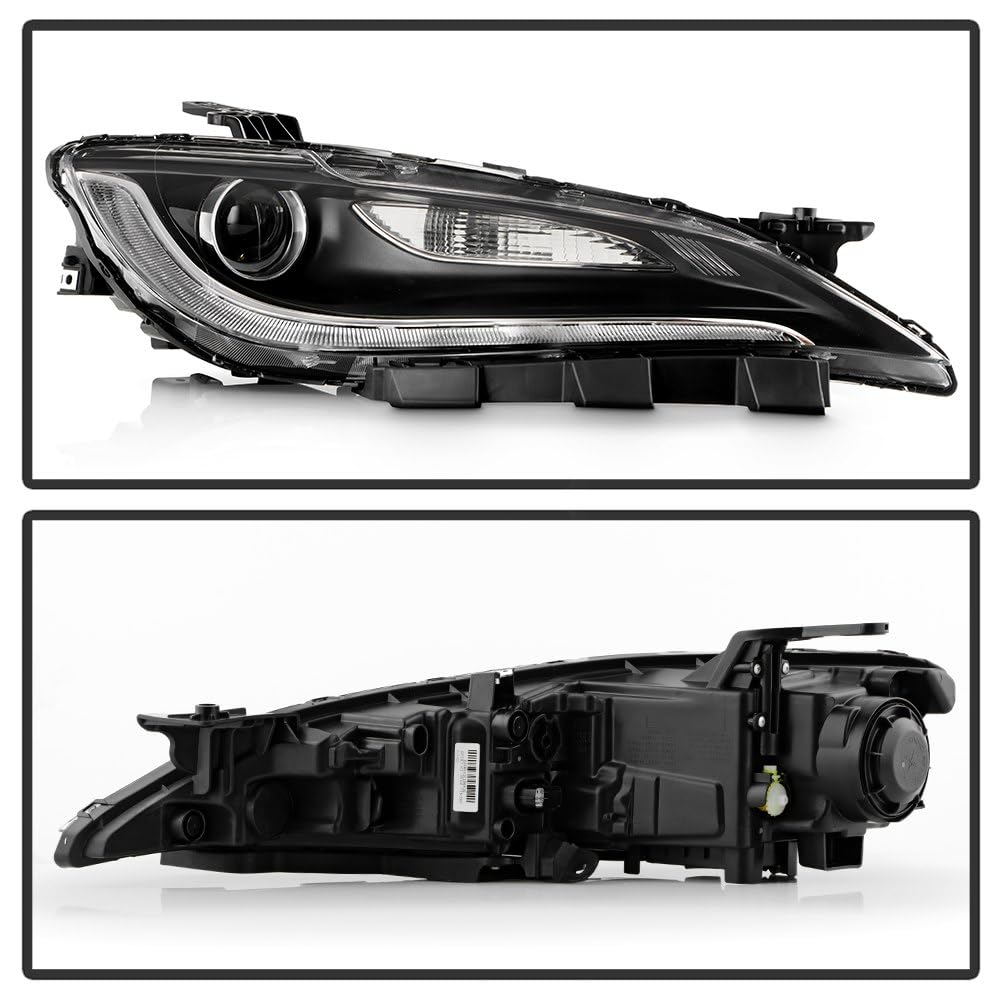 Chrysler 200 15-17 Spyder (POE) Halogen w/LED DRL Black Trim 8 pins Headlight - OE Right