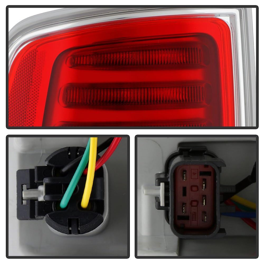 Dodge Ram 1500~3500 Sport Spyder (POE) 13-18 LED Dark Red Lens Tail Light - Reverse-T20(Included) - OE Left