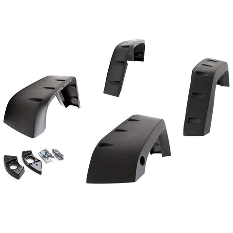 Black Rivet-Style Paramount Automotive Fender Flare, 4 Piece
