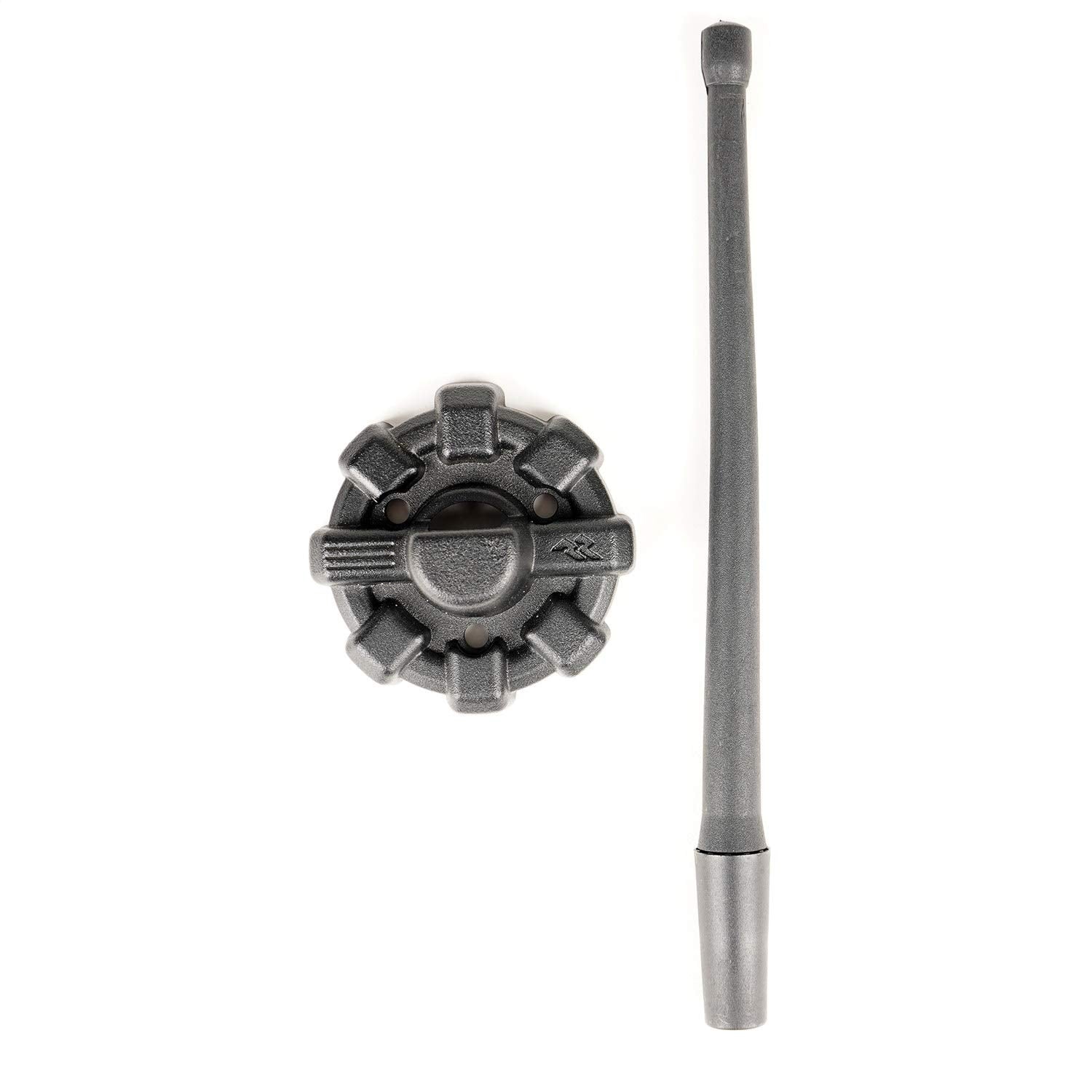 Rugged Ridge Antenna Base Elite w/ 9" Reflex Antenna for Jeep Wrangler/Gladiator | 17212.42 | Fits 2007-2025 Jeep JK/JL; 2020-2025 Jeep Gladiator JT