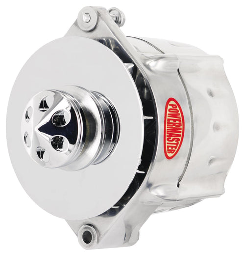 Alt GM Powermaster 12SI Polish 150A Smooth Look™ 1V Pulley Baffle & Cone 1 or 3 Wire