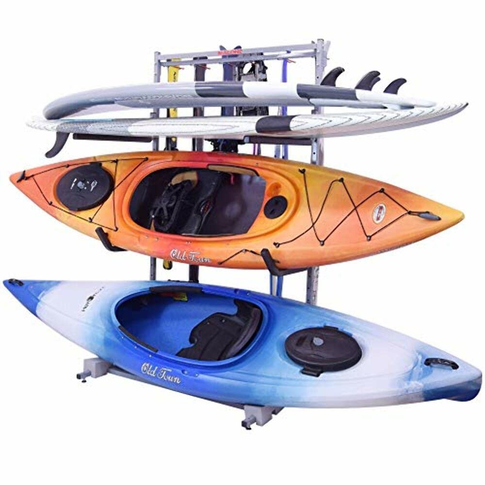 2 Kayak Malone + 2 SUP + 6 Ski Free Standing Storage Rack