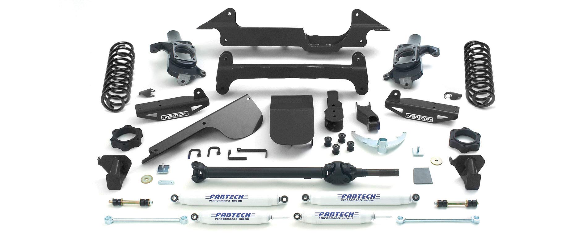 K5000 Fabtech Performance Lift System w/Shocks Fits 03-08 H2