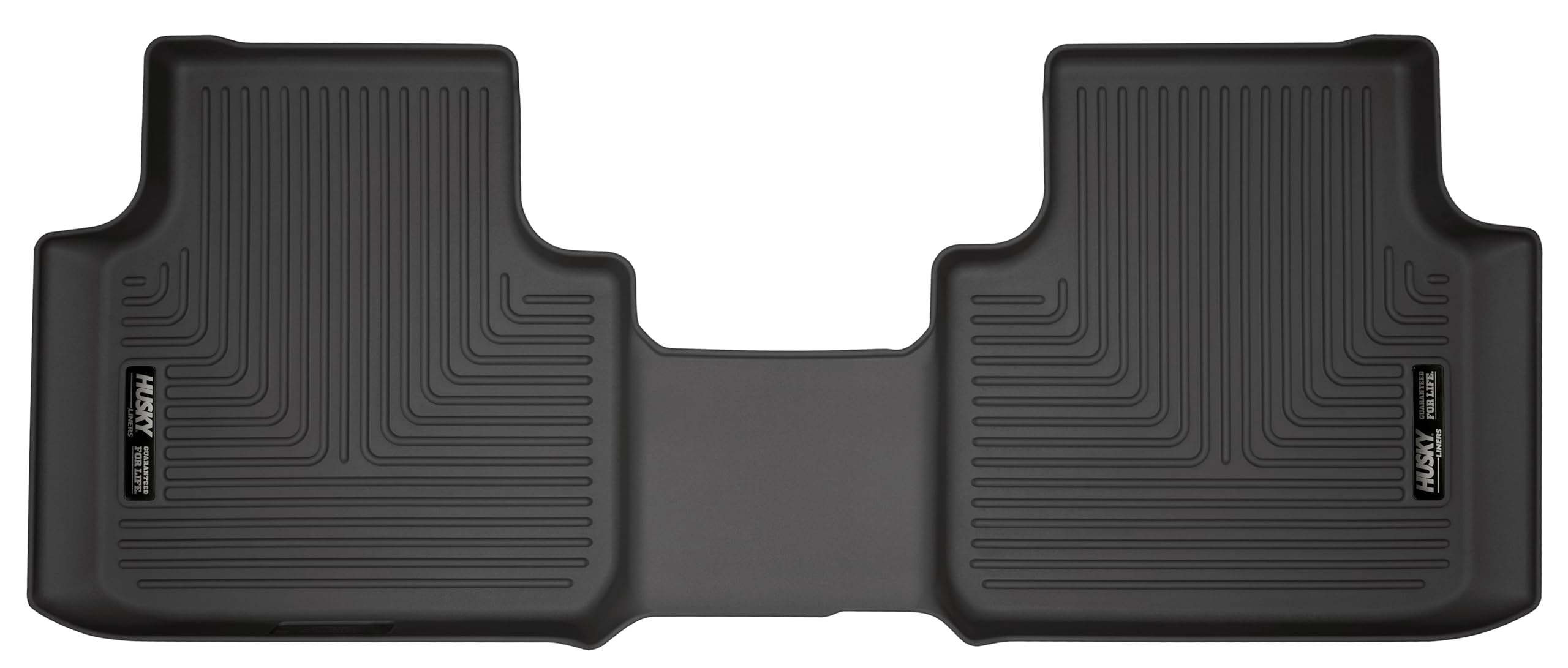 Weatherbeater Husky Liners Floor Mats | Fits 2018-2025 Volkswagen Atlas; 2020-2025 Volkswagen Atlas Cross Sport | 2nd Row, 1-pc Black - 16961