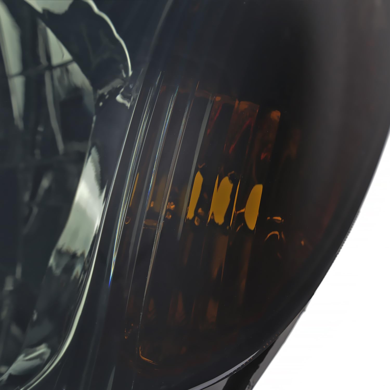 Smoke Spec-D Tuning Headlights Compatible with 2001-2003 Toyota RAV4, Left + Right Pair Headlamps Assembly