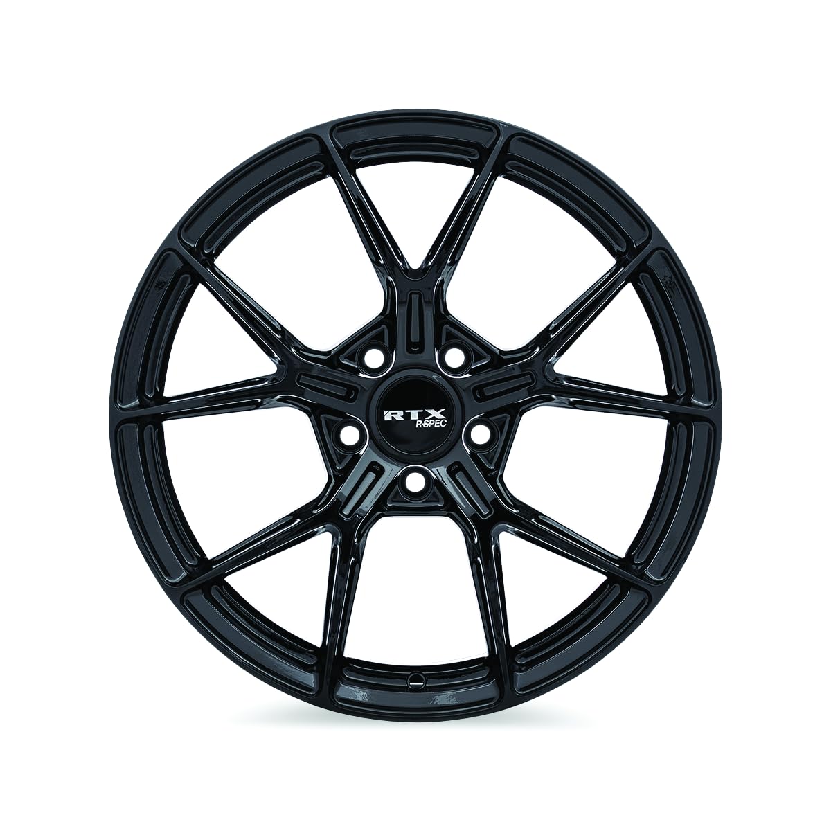 RTX Custom RS01 Wheel - 19x8.5, 38 Offset, 5x114.3 Bolt Pattern, 67.1mm Hub - Gloss Black Rim