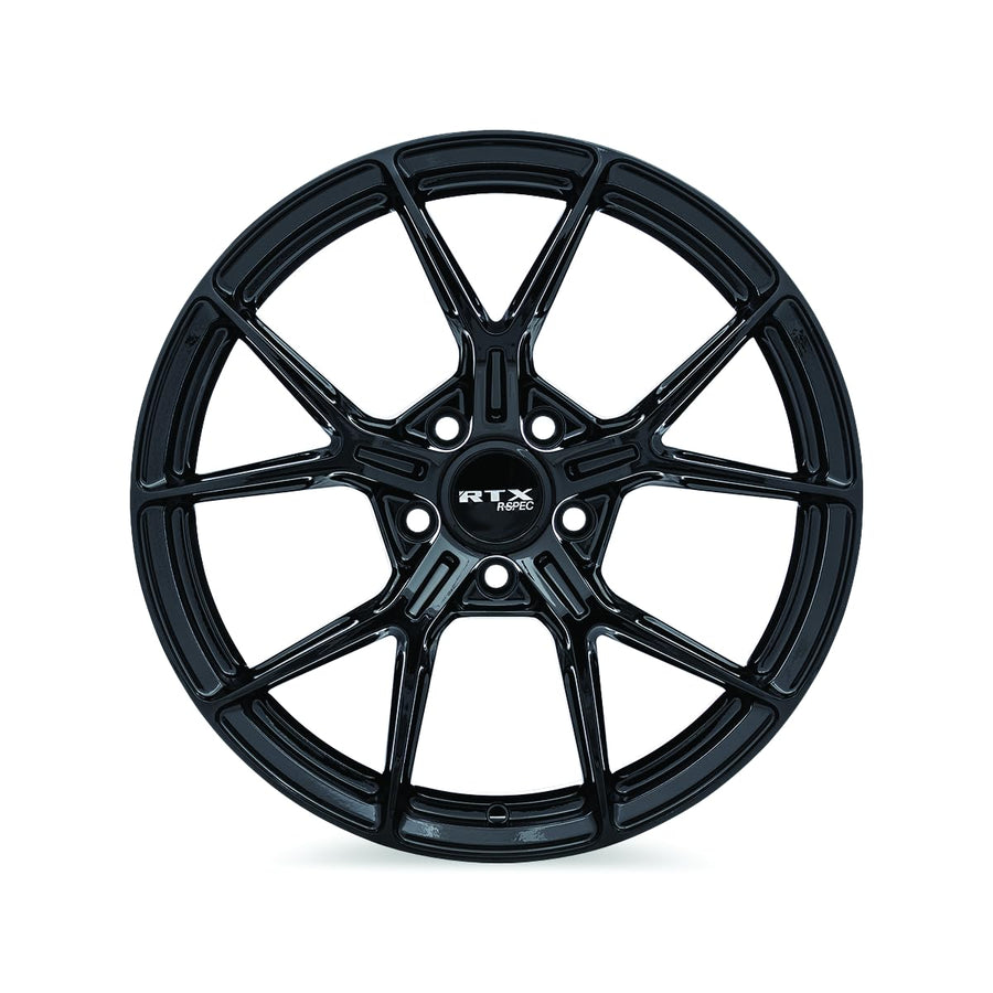 RTX Custom RS01 Wheel - 19x8.5, 38 Offset, 5x114.3 Bolt Pattern, 67.1mm Hub - Gloss Black Rim