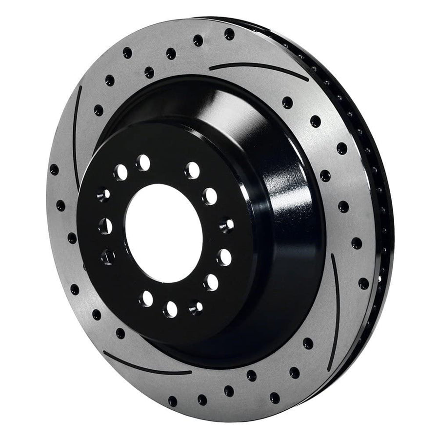 Wilwood Rotor-1.75 Offset 160-12189-BK SRP BLK Drl, 12.88 x 1.10-5x4.50/4.75"