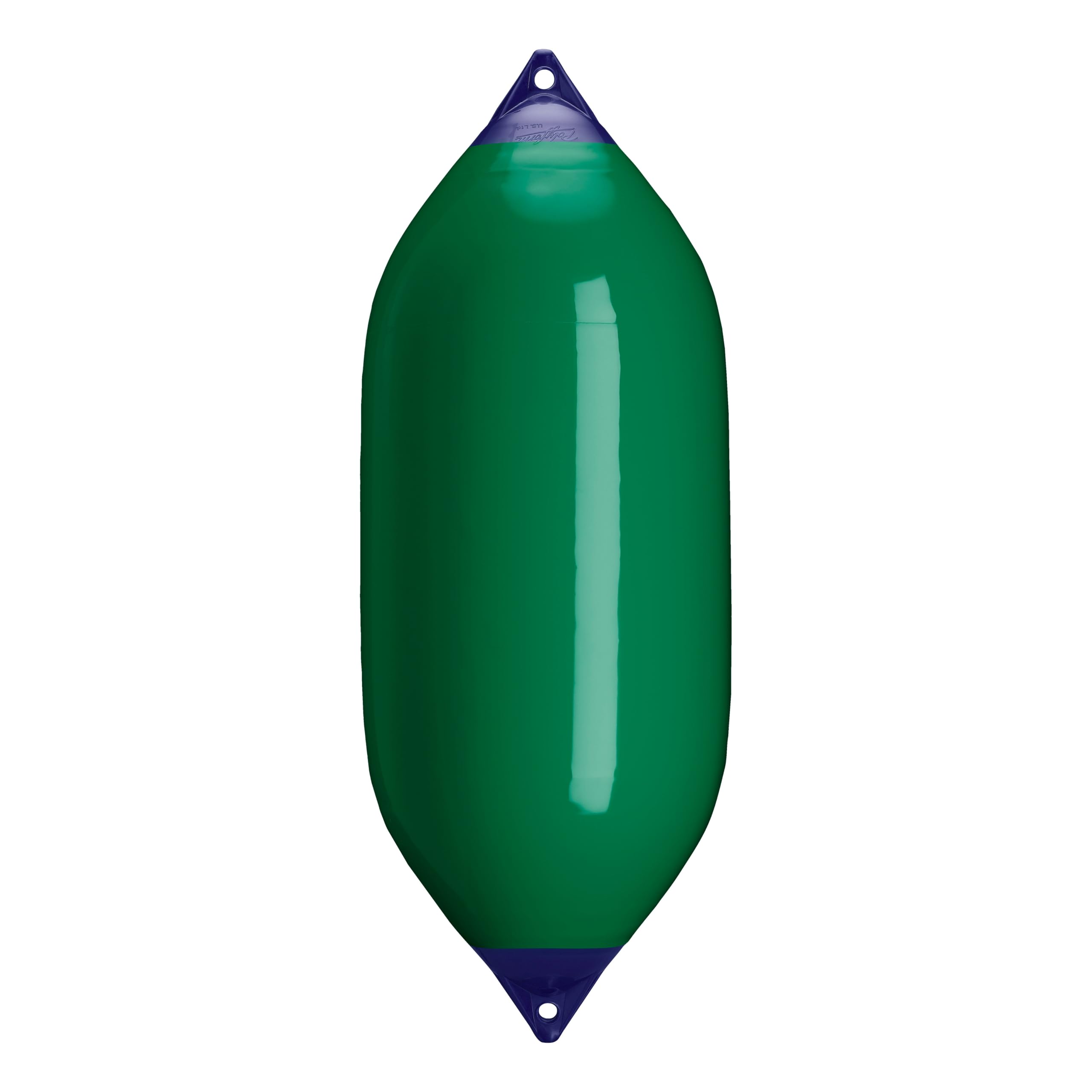 Polyform F-Series Boat Fender Standard F-11 Blue Ropehold - Forest Green