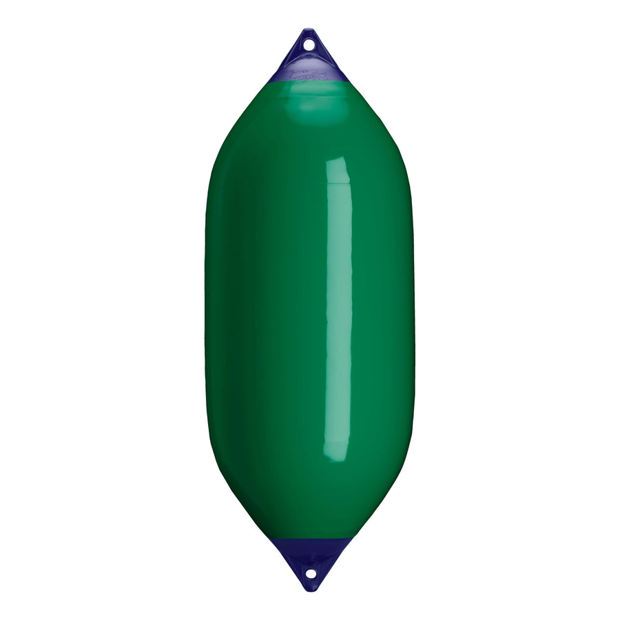 Polyform F-Series Boat Fender Standard F-11 Blue Ropehold - Forest Green