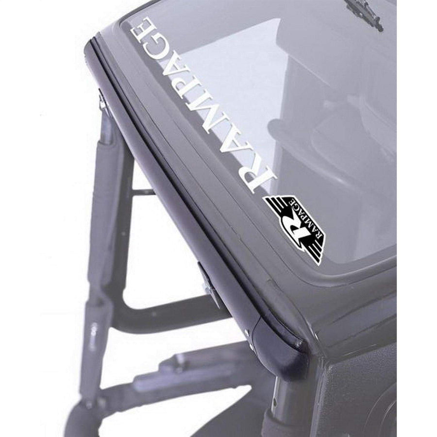 Rampage Products Windshield Channel Rampage Soft Cab Top | Black | 901001 | Fits 1976 - 1995 Jeep CJ, Wrangler YJ